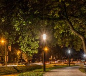 Волоколамск освещение парк
